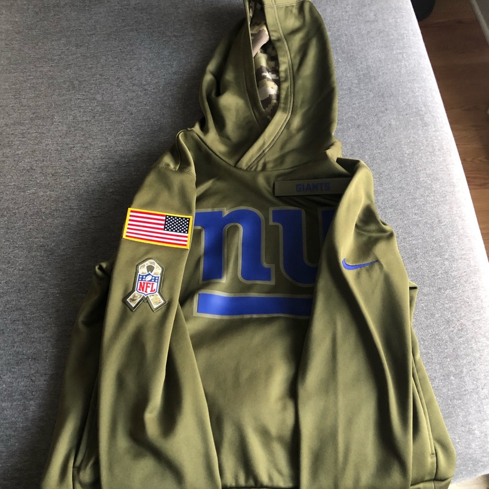 army green new york giants sweatshirt